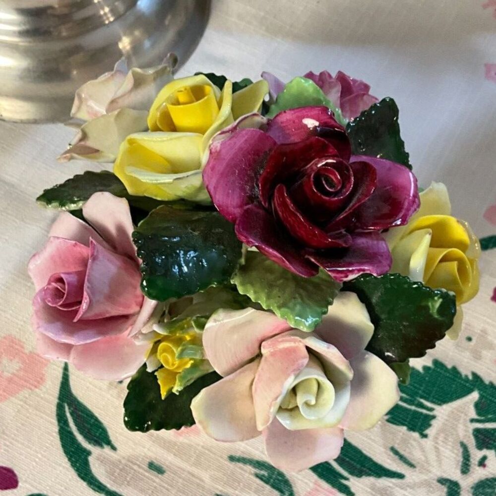 Vintage Royal Adderley Bone China flower bouquet Posey Cottagecore Grandmacore